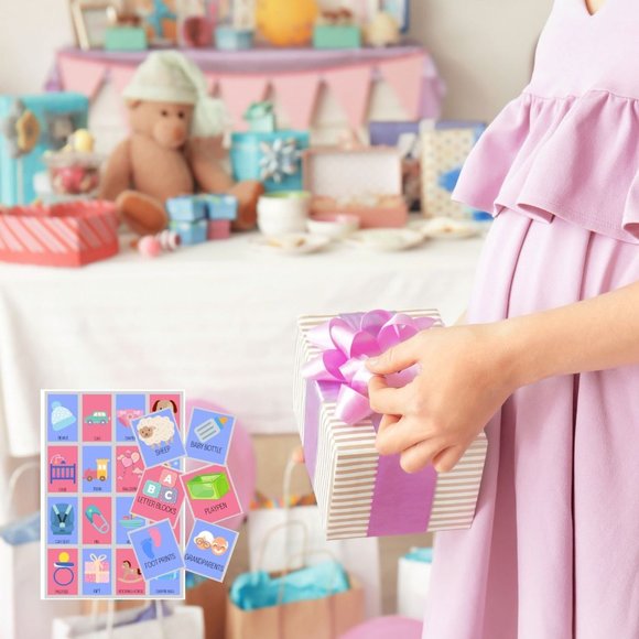 Baby Shower Games - 100 Boards Boy Girl - Baby Gender Reveal Games Party Favors - Picture 4 of 4